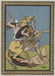 Thésée combattant les Perses
